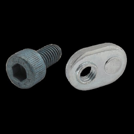 M5-0.80 Socket Head Cap Screw, Blue Zinc Plated Steel, 10 mm Length MPN:75-3401