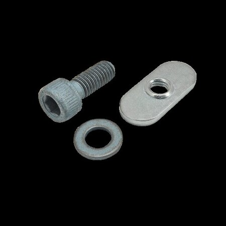 M6-1.00 Socket Head Cap Screw, Blue Zinc Plated Steel, 16 mm Length MPN:75-3420