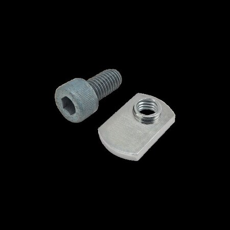 M8-1.25 Socket Head Cap Screw, Black Zinc Plated Steel, 16 mm Length MPN:75-3429
