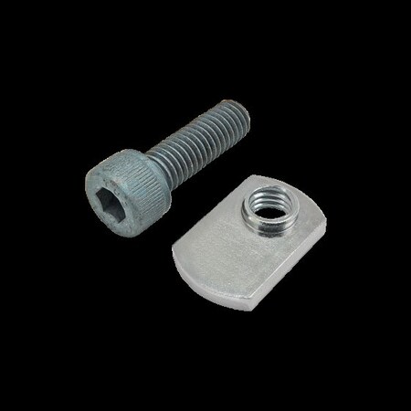 M8-1.25 Socket Head Cap Screw, Blue Zinc Plated Steel, 25 mm Length MPN:75-3431