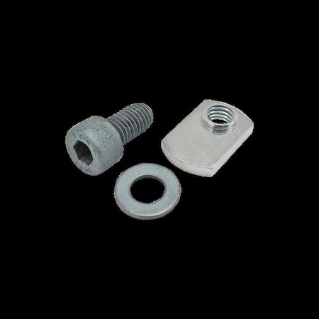 M8-1.25 Socket Head Cap Screw, Black Zinc Plated Steel, 16 mm Length MPN:75-3432