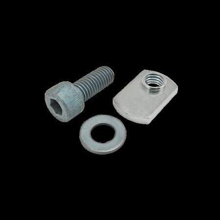 M8-1.25 Socket Head Cap Screw, Blue Zinc Plated Steel, 20 mm Length MPN:75-3433