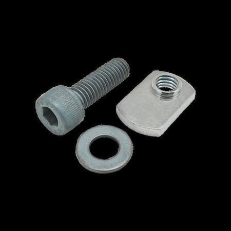 M8-1.25 Socket Head Cap Screw, Blue Zinc Plated Steel, 25 mm Length MPN:75-3434