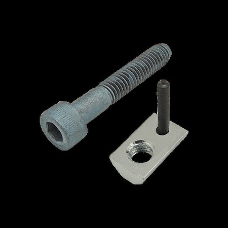 M6-1.00 Socket Head Cap Screw, Blue Zinc Plated Steel, 35 mm Length MPN:75-3448