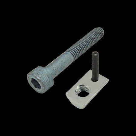 M6-1.00 Socket Head Cap Screw, Blue Zinc Plated Steel, 40 mm Length MPN:75-3449