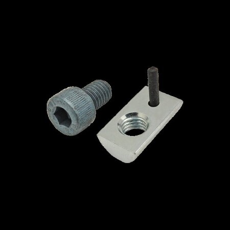 M8-1.25 Socket Head Cap Screw, Blue Zinc Plated Steel, 12 mm Length MPN:75-3459