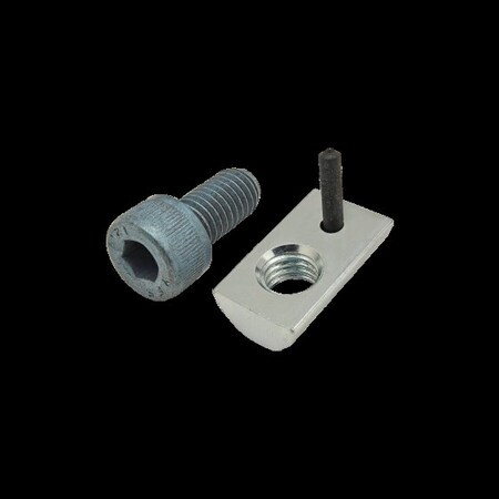 M8-1.25 Socket Head Cap Screw, Black Zinc Plated Steel, 16 mm Length MPN:75-3460