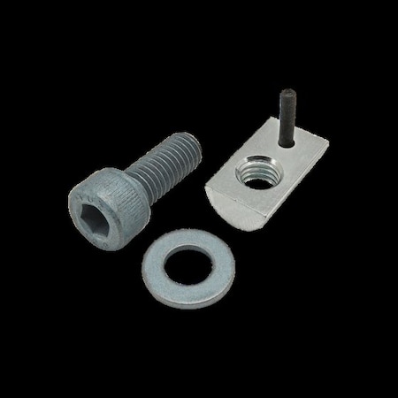 M8-1.25 Socket Head Cap Screw, Black Zinc Plated Steel, 20 mm Length MPN:75-3464
