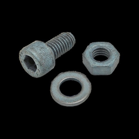 M6-1.00 Socket Head Cap Screw, Blue Zinc Plated Steel, 12 mm Length MPN:75-3469