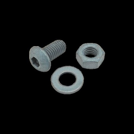 M8-1.25 Socket Head Cap Screw, Button, Blue Zinc Plated Steel, 16 mm Length MPN:75-3471