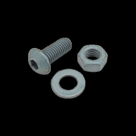 M8-1.25 Socket Head Cap Screw, Button, Blue Zinc Plated Steel, 20 mm Length MPN:75-3472