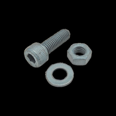 M8-1.25 Socket Head Cap Screw, Blue Zinc Plated Steel, 25 mm Length MPN:75-3476