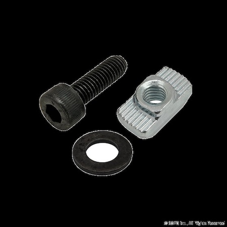 M10-1.50 Socket Head Cap Screw, Black Zinc Plated Steel, 16 mm Length MPN:75-3483