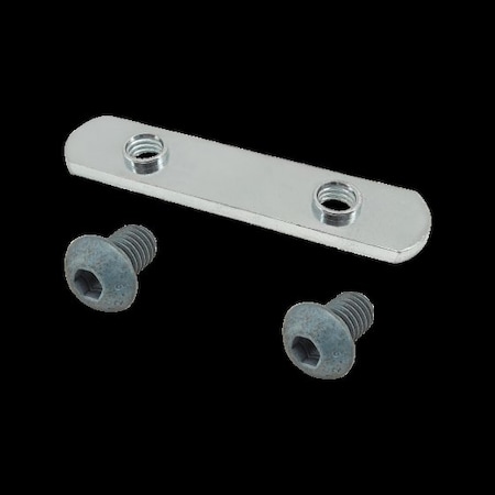 M8-1.25 Socket Head Cap Screw, Button, Blue Zinc Plated Steel, 12 mm Length MPN:75-3512
