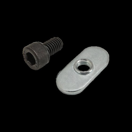 M6-1.00 Socket Head Cap Screw, Blue Zinc Plated Steel, 10 mm Length MPN:75-3520
