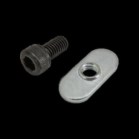 M6-1.00 Socket Head Cap Screw, Blue Zinc Plated Steel, 12 mm Length MPN:75-3521