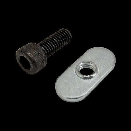 M6-1.00 Socket Head Cap Screw, Blue Zinc Plated Steel, 16 mm Length MPN:75-3522