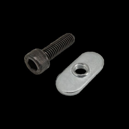 M6-1.00 Socket Head Cap Screw, Blue Zinc Plated Steel, 20 mm Length MPN:75-3523