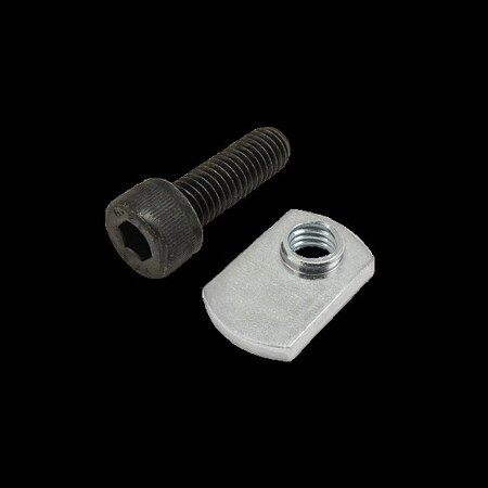 M8-1.25 Socket Head Cap Screw, Blue Zinc Plated Steel, 25 mm Length MPN:75-3533