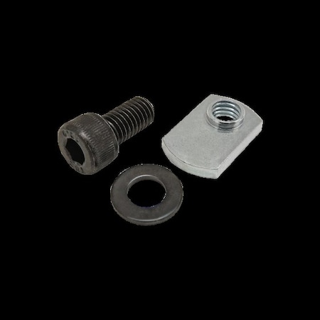 M8-1.25 Socket Head Cap Screw, Black Zinc Plated Steel, 16 mm Length MPN:75-3534