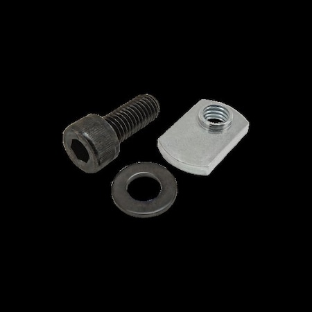 M8-1.25 Socket Head Cap Screw, Black Zinc Plated Steel, 20 mm Length MPN:75-3535