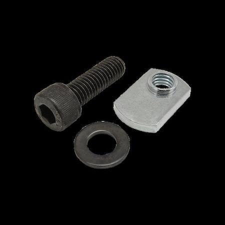 M8-1.25 Socket Head Cap Screw, Blue Zinc Plated Steel, 25 mm Length MPN:75-3536