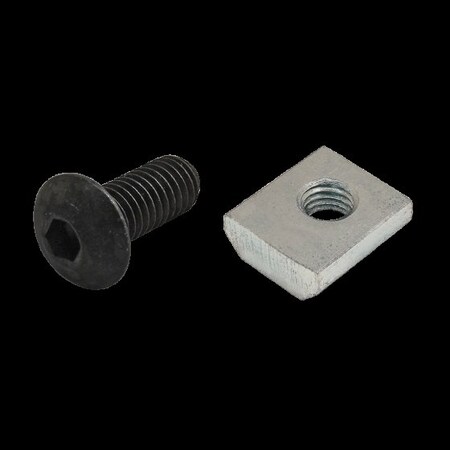 M5-0.80 Socket Head Cap Screw, Button, Black Zinc Plated Steel, 12 mm Length MPN:75-3539