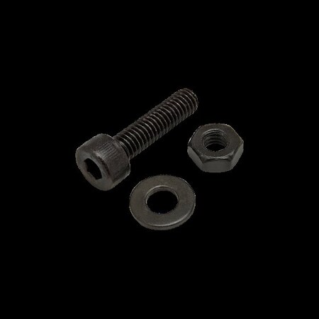 M4-0.70 Socket Head Cap Screw, Black Zinc Plated Steel, 16 mm Length MPN:75-3558