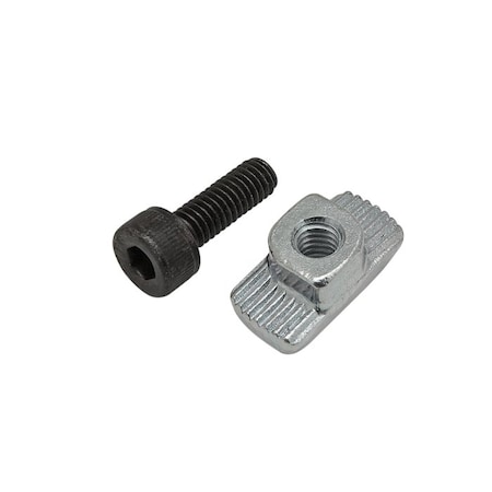 M4-0.70 Socket Head Cap Screw, Black Zinc Plated Steel, 12 mm Length MPN:75-3560