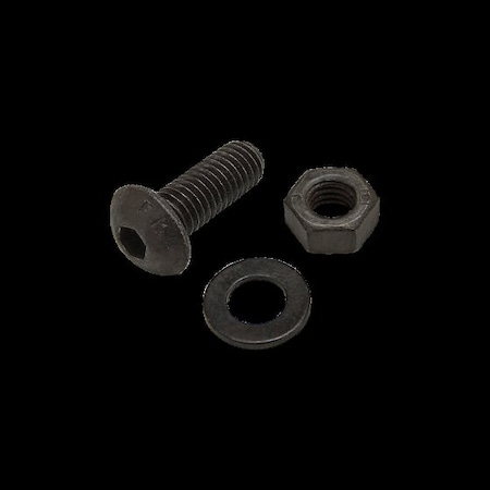M5-0.80 Socket Head Cap Screw, Button, Black Zinc Plated Steel, 14 mm Length MPN:75-3576
