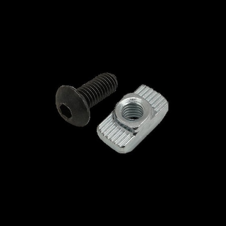 M5-0.80 Socket Head Cap Screw, Button, Black Zinc Plated Steel, 12 mm Length MPN:75-3583