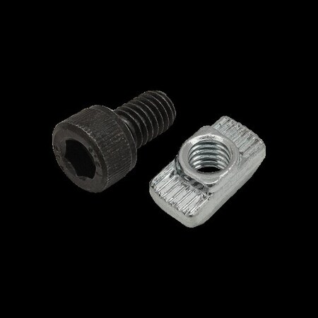 M6-1.00 Socket Head Cap Screw, Blue Zinc Plated Steel, 10 mm Length MPN:75-3590