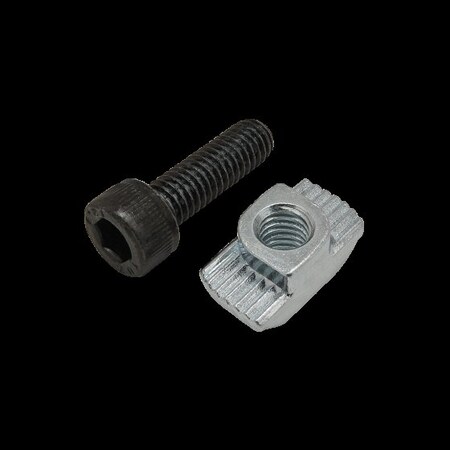 M6-1.00 Socket Head Cap Screw, Blue Zinc Plated Steel, 20 mm Length MPN:75-3597