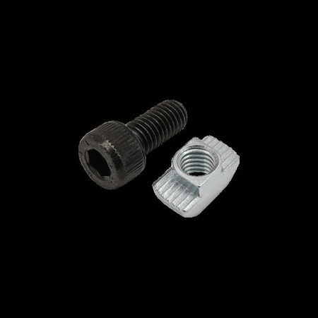 M8-1.25 Socket Head Cap Screw, Black Zinc Plated Steel, 18 mm Length MPN:75-3626