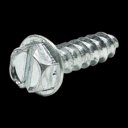 Self-Drilling Screw, #8-18 x 5/8 in, Zinc Plated Steel External Hex Drive MPN:9301