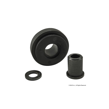 Roller Wheel 29 Slot6 Nylon Blk MPN:12024
