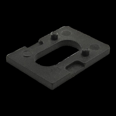 Panel Mount Block Spacer 2mm Nylon Blk MPN:12051