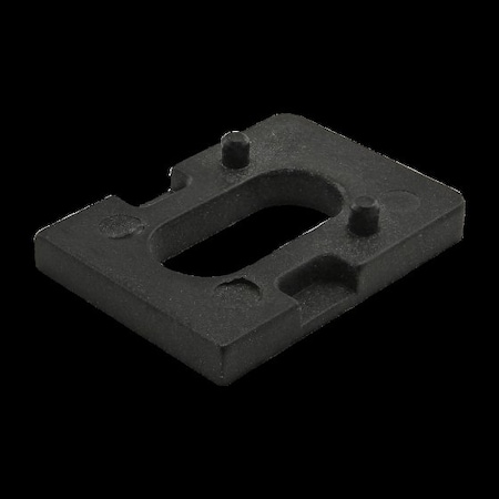 Panel Mount Block Spacer 3mm Nylon Blk MPN:12053