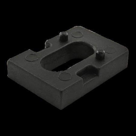 Panel Mount Block Spacer 5mm Nylon Blk MPN:12055