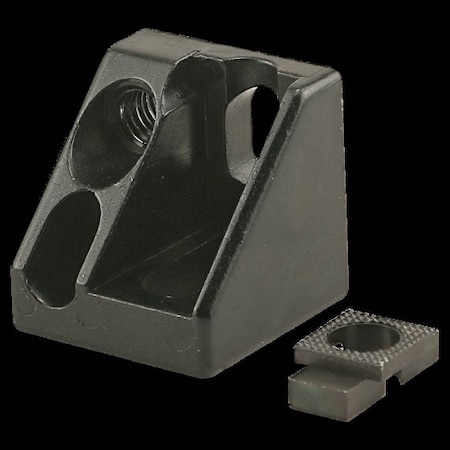 Panel Mount Block M6 Die Cast Zinc Blk MPN:12058