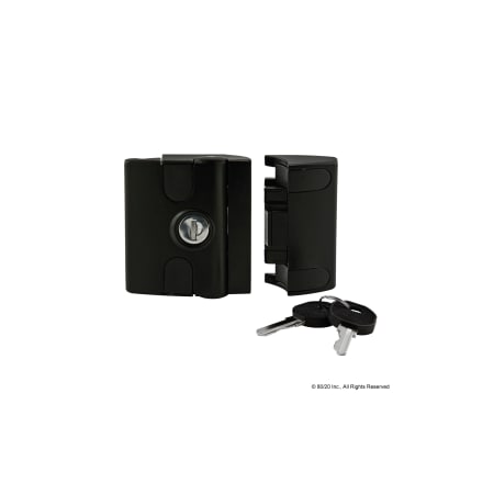 Slam Latch Keyed Different Blk MPN:12146