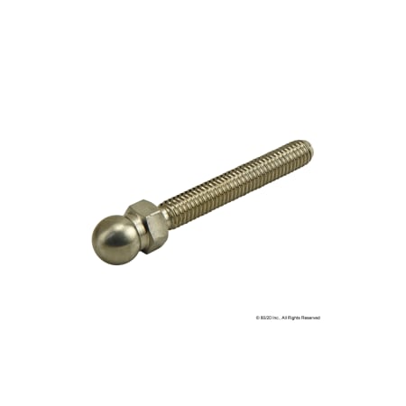 Swivel Foot Threaded Stem, 3/8-16 X 2.5