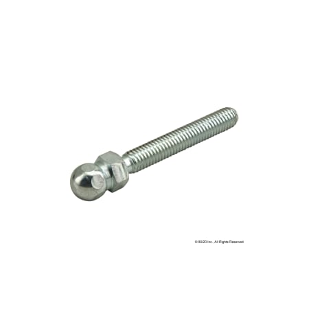 Swivel Foot Threaded Stem, 3/8-16 X 2.5