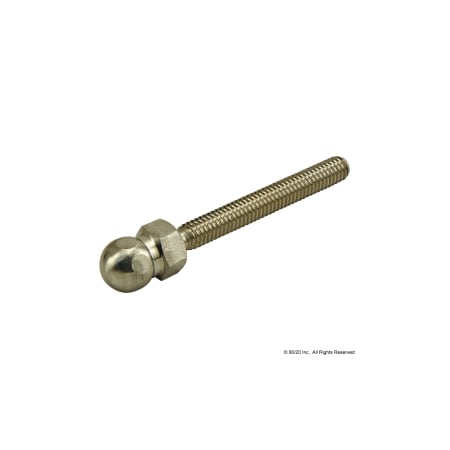 Swivel Foot Threaded Stem, 5/16-18 X 2.5