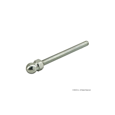 Swivel Foot Threaded Stem, 5/16-18X3.5