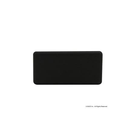 End Cap 45X90 2Pin Tab10 Nylon Blk MPN:12259