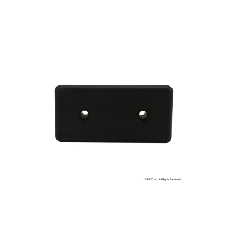 End Cap 30X60 Screw-In Nylon Blk MPN:12279