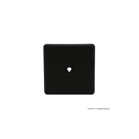 End Cap 45X45 Tab10 Screw-In Nylon Blk MPN:12283