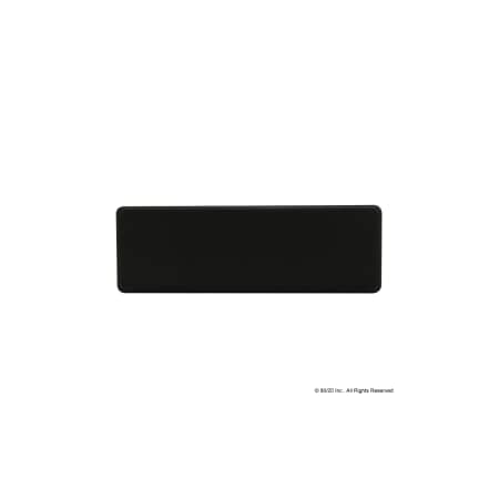 End Cap 40X120 2Pin Nylon Blk MPN:12290