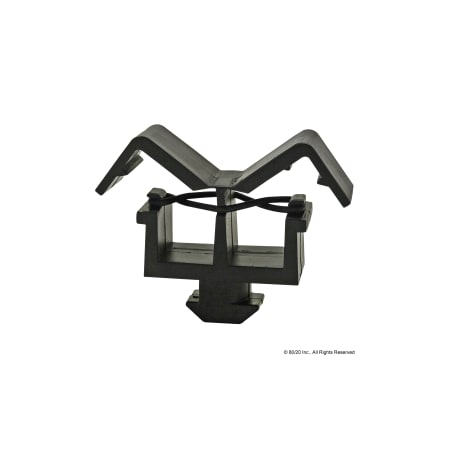 Cable/Tube Clip 1/4 Turn Nylon Blk MPN:12320